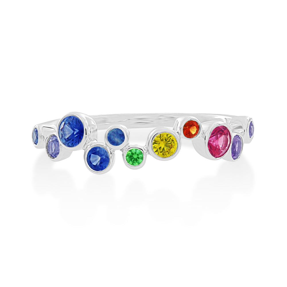 Multi-Colour Sapphire Ring