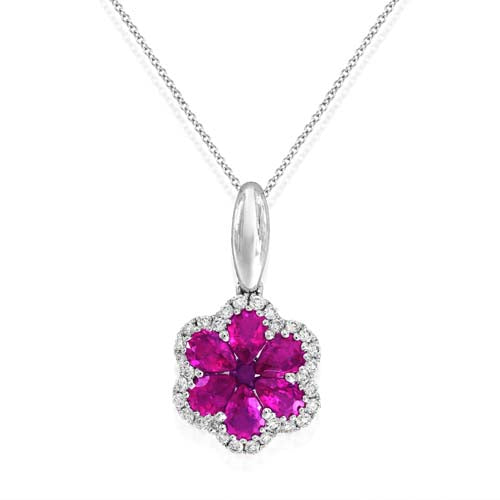 Ruby and Diamond Pendant